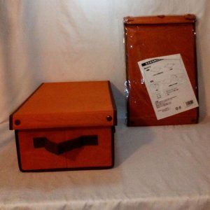 (2) Fabric Storage and Organizing Boxes:  Collapsable.  Never Used!